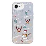 For iPhone 7 / 8 / SE 2020 2022 Christmas Series PC Full Coverage Pattern Phone Case(CW041 White)