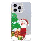 For iPhone 13 Pro Max Christmas Series PC Full Coverage Pattern Phone Case(CW034 White)