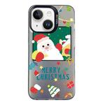 For iPhone 13 Christmas Series PC Full Coverage Pattern Phone Case(CK044 Black)