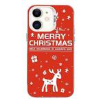 For iPhone 11 Christmas Series PC Full Coverage Pattern Phone Case(CW045 White)