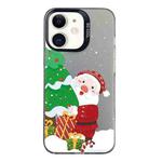 For iPhone 11 Christmas Series PC Full Coverage Pattern Phone Case(CK034 Black)