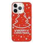 For iPhone 11 Pro Christmas Series PC Full Coverage Pattern Phone Case(CW046 White)