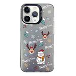 For iPhone 11 Pro Christmas Series PC Full Coverage Pattern Phone Case(CK041 Black)