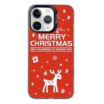 For iPhone 11 Pro Christmas Series PC Full Coverage Pattern Phone Case(CK045 Black)