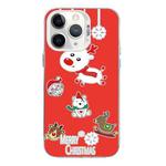 For iPhone 11 Pro Christmas Series PC Full Coverage Pattern Phone Case(CW039 White)