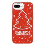 For iPhone 7 Plus / 8 Plus Christmas Series PC Full Coverage Pattern Phone Case(CW046 White)