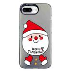 For iPhone 7 Plus / 8 Plus Christmas Series PC Full Coverage Pattern Phone Case(CK043 Black)