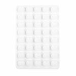 Mobile Phone Silicone 40 Double Side Suction Cup Back Stickers(White)