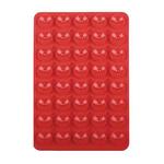 Mobile Phone Silicone 40 Double Side Suction Cup Back Stickers(Red)