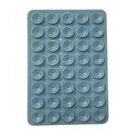 Mobile Phone Silicone 40 Double Side Suction Cup Back Stickers(Light Blue)