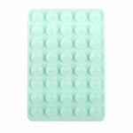 Mobile Phone Silicone 40 Double Side Suction Cup Back Stickers(Teal Green)