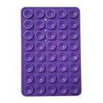 Mobile Phone Silicone 40 Double Side Suction Cup Back Stickers(Purple)