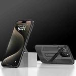 For iPhone 13 Pro Extraordinary Cooling Holder Phone Case(Black)