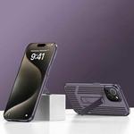 For iPhone 13 Extraordinary Cooling Holder Phone Case(Dark Purple)