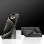 For iPhone 14 Extraordinary Cooling Holder Phone Case(Black)