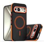 For Google Pixel 9 Pro XL Dual-Color Skin Feel Magsafe Magnetic Phone Case(Orange)