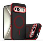 For Google Pixel 9 / 9 Pro Dual-Color Skin Feel Magsafe Magnetic Phone Case(Red)