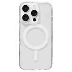 For iPhone 16 Pro Max Clear Acrylic TPU MagSafe Phone Case, Pop-up Animation Version(Transparent)