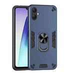 For Samsung Galaxy A07 4G Shockproof Metal Ring Holder Phone Case(Blue)