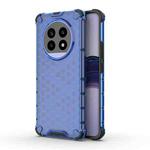 For Realme 13 Pro 5G Global Shockproof Honeycomb PC + TPU Protective Phone Case(Blue)