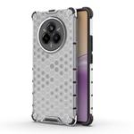 For Realme 14 Pro 5G Global Shockproof Honeycomb PC + TPU Protective Phone Case(White)