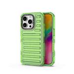 For iPhone 16 Pro High Transparency TPU Hybrid PC Airbag Phone Case(Transparent Green)