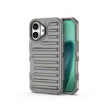 For iPhone 17 High Transparency TPU Hybrid PC Airbag Phone Case(Transparent Black)