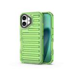 For iPhone 17 High Transparency TPU Hybrid PC Airbag Phone Case(Transparent Green)
