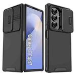 For Samsung Galaxy Z Fold7 Sliding Camshield TPU + PC Phone Case(Black)