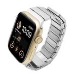 For Apple Watch SE 2022 40mm Single Bead Magnetic Stainless Steel Watch Band(Silver)