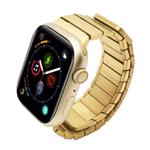 For Apple Watch Series 4 40mm Single Bead Magnetic Stainless Steel Watch Band(Gold)