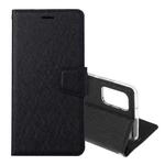 For Samsung Galaxy Note20 Ultra Silk Texture Horizontal Flip Leather Case with Holder & Card slots & Wallet & Photo Frame(Black)