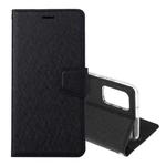 For OPPO Reno4 Silk Texture Horizontal Flip Leather Case with Holder & Card slots & Wallet & Photo Frame(Black)