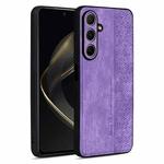 For Samsung Galaxy A26 5G AZNS 3D Embossed Skin Feel Phone Case(Purple)