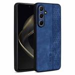 For Samsung Galaxy A36 5G AZNS 3D Embossed Skin Feel Phone Case(Sapphire Blue)