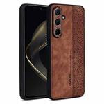 For Samsung Galaxy A56 5G AZNS 3D Embossed Skin Feel Phone Case(Brown)