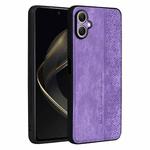 For Samsung Galaxy A07 4G AZNS 3D Embossed Skin Feel Phone Case(Purple)