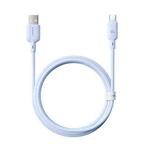 Baseus Silky Series 1m 100W USB to USB-C / Type-C Fast Charging Cable(Blue)