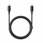 Baseus Silky Series 1m 20W USB-C / Type-C to 8 Pin Fast Charging Cable(Black)