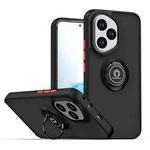 For Honor 400 Global 156.5mm Q Shadow 1 Series TPU + PC Phone Case with Ring(Black+Red)