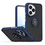 For Honor 400 Global 156.5mm Q Shadow 1 Series TPU + PC Phone Case with Ring(Royal Blue)