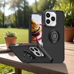 For Honor 400 Lite Global Q Shadow 1 Series TPU + PC Phone Case with Ring(Black+Red)