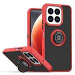 For Honor X6c 4G Q Shadow 1 Series TPU + PC Phone Case with Ring(Red)