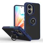 For Honor 300 Q Shadow 1 Series TPU + PC Phone Case with Ring(Royal Blue)