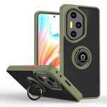 For Honor 300 Ultra Q Shadow 1 Series TPU + PC Phone Case with Ring(Army Green)