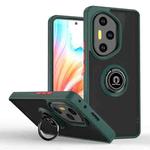 For Honor 300 Ultra Q Shadow 1 Series TPU + PC Phone Case with Ring(Dark Green)