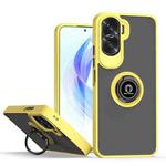 For Honor 90 Lite Q Shadow 1 Series TPU + PC Phone Case with Ring(Yellow)