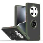 For Honor X60 Pro / X9c Q Shadow 1 Series TPU + PC Phone Case with Ring(Army Green)