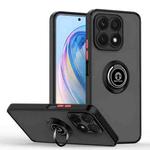For Honor X8a Q Shadow 1 Series TPU + PC Phone Case with Ring(Black+Red)