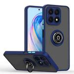 For Honor X8a Q Shadow 1 Series TPU + PC Phone Case with Ring(Royal Blue)